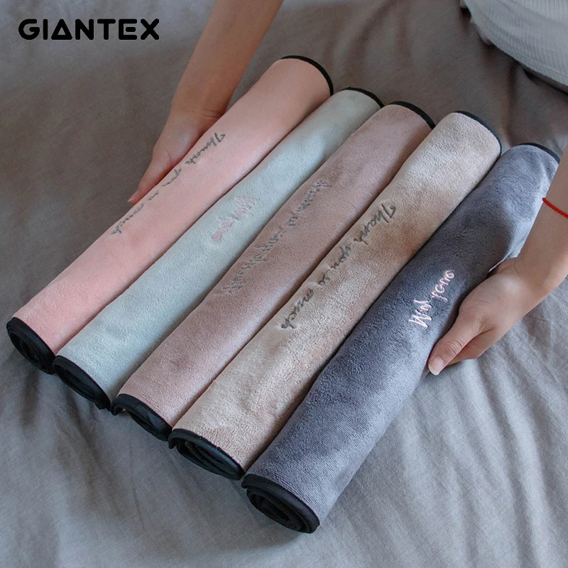 GIANTEX, мягкое полотенце для лица из микрофибры, супер впитывающее полотенце для ванной, s для взрослых, 37x76 см, toallas servitte recznik handdoeken