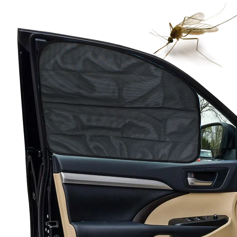Теплоизоляционная дышащая УФ-Защитная шторка Автомобильная шторка Магнитная легкая Автомобильная сетка на окно автомобиля Солнцезащитная Накладка для машины