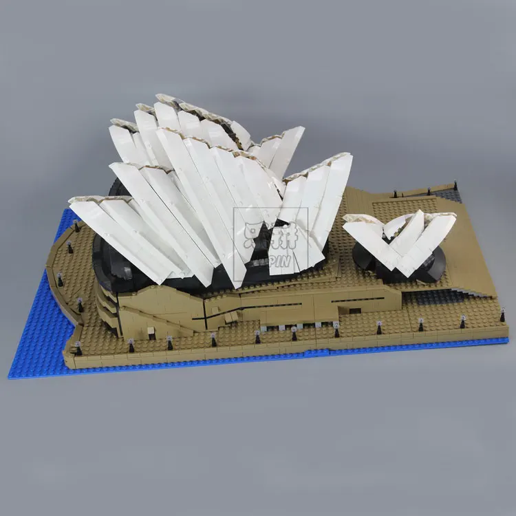 DHL 17003 Sydney Opera House Lepinblocks King 88003 совместимые 10234 строительные блоки города детские игрушки архитектура MOC 2989 шт