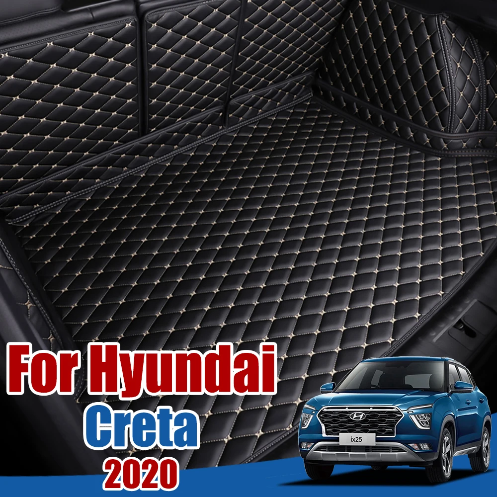 Багажнике лоток протектор для пола Hyundai Creta ix25 SU2 SU2i 2020 2021 Коврики багажника коврик в багажник IX25 багажника| |