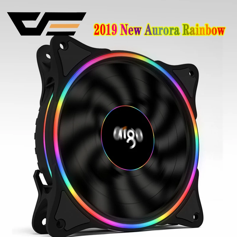 

darkflash Aigo D1Computer PC Case Fan LED Fan Speed 120mm Computer Cooler Cooling Case Fans