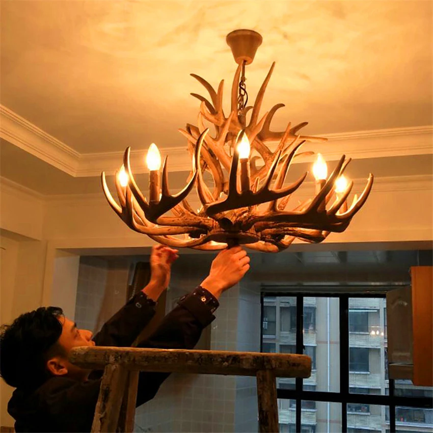 Europe-Country-9-Head-Candle-Antler-Chandelier-American-Retro-Resin-Deer-Horn-Lamps-Home-Decoration-Lighting(1)