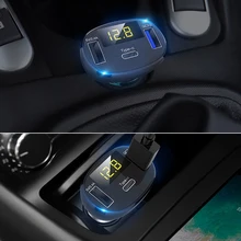 KDsafe New Type-C QC 3.0 2.4A USB Car Charger Three Port Quick Charge PD For Laptop Voltage Detection Car Phone  iPhone Samsung