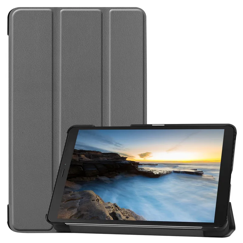 Тонкий магнитный складной чехол для Samsung Galaxy Tab A 8 0 дюйма T290 T295 SM-T290 2019 | Компьютеры