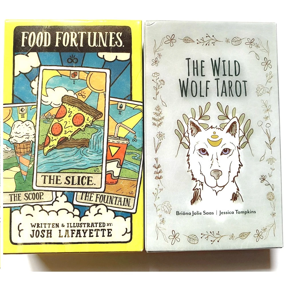 Food Fortunes Tarot Cards Deck Full English Classic Board Games Cards  Imaginative Oracle Divination Fat Game Tarot Card With Pdf - Game  Collection Cards - AliExpress