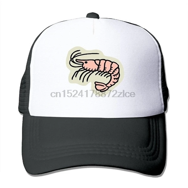 Сетчатая Кепка приготовленные креветки мультфильм Snapback шляпы Спортивная Кепка