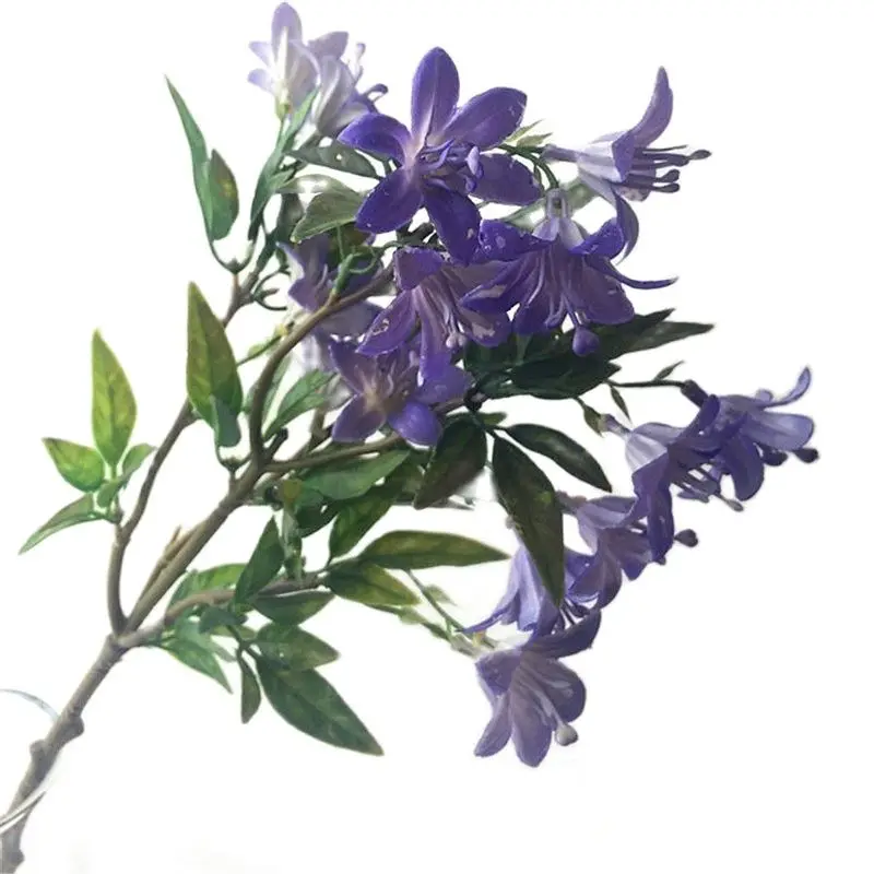 

6pcs Fake Lily Flower Branch for Wedding Bridal Bouquet Flower Arrangement