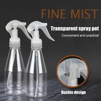 

200ml portable alcohol disinfectant spray bottle transparent make-up travel fine mist spray bottle alcohol disinfection tool