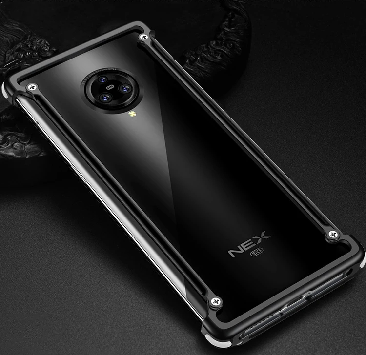 Тонкий Алюминиевый металлический чехол-бампер Oatsbasf для VIVO NEX 3, роскошная подушка безопасности, защита от падения, Жесткий Чехол для VIVO NEX 3/5G Capa