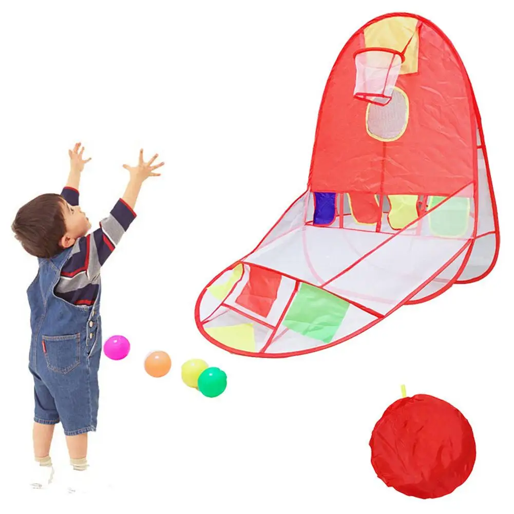 Children Play Folding Tent Ball with Basketball Hoop Shooting Game Outdoor Toy Kids Educational Toys for Children Gift Children Play Folding Tent Ball with Basketball Hoop Shooting Game Outdoor Toy Kids Educational Toys for Children Gift