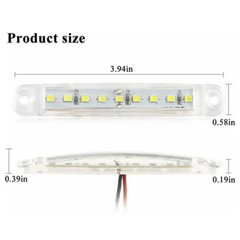 

Super bright Side marker light IP67 ABS 10pcs 9 LED Truck Lorry Bus DC 12V
