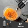 BioloMix 4 in 1 High Power 1200W Immersion Hand Stick Blender Mixer Includes Chopper and Smoothie Cup Stainless Steel Ice Blades 5