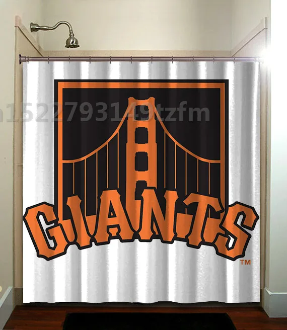 Водостойкая занавеска для душа s San Francisco Giants занавеска для душа s принт полиэстер ткань занавеска для ванной комнаты с 12 крючками
