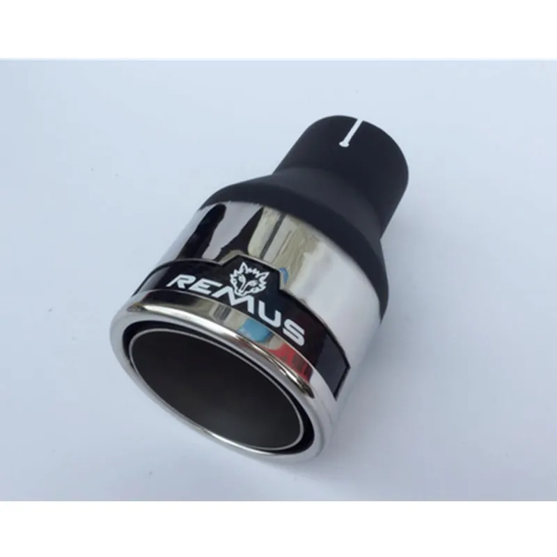 Универсальный глушитель выхлопной трубы Remus Стайлинг автомобиля Inlet54mm Outlet76mm 1 шт.