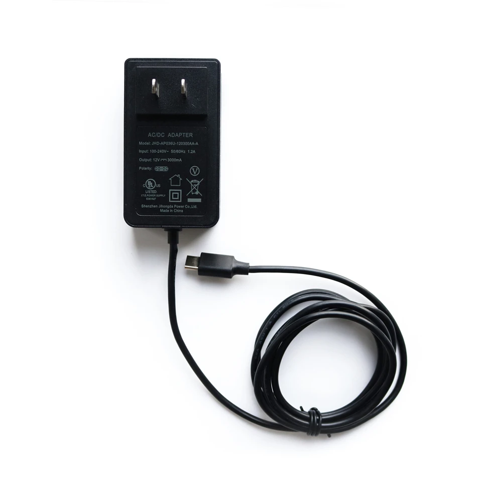 XIDU 36W 12V 3A UL адаптер переменного тока адаптер питания для зарядного устройства совместимые XIDU PhilPad 13,3 ''Питание