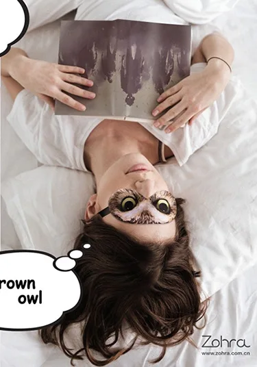 New Style Design Cute Cartoon Plush Breathable Eye Patch Sleep Eye Patch Zombie Eyes Zombie Eye Patch Wholesale