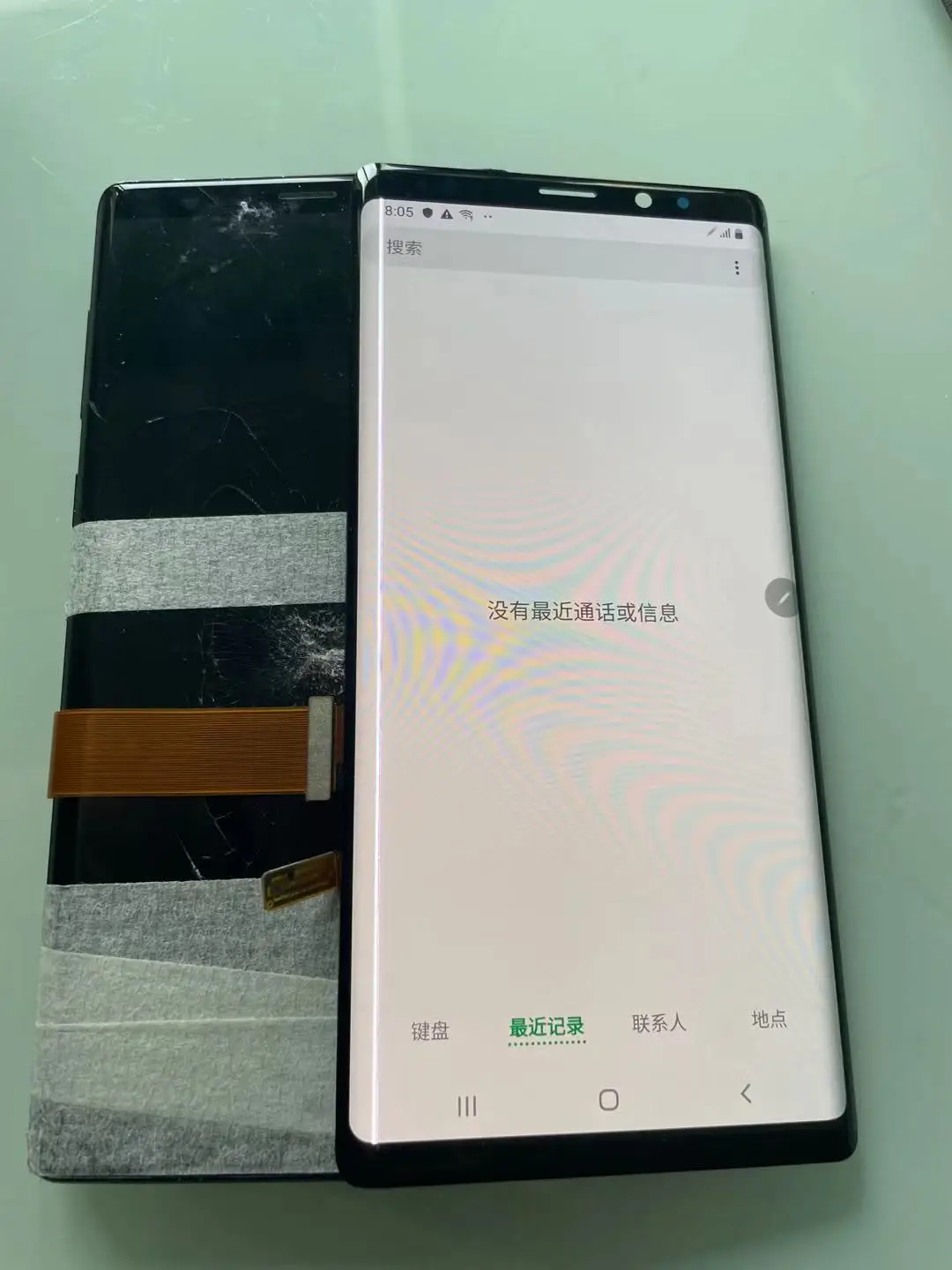 Для Samsung Note 9 ЖК-дисплей сетевой телефон портативный экран с рамкой для 8 lcd N |