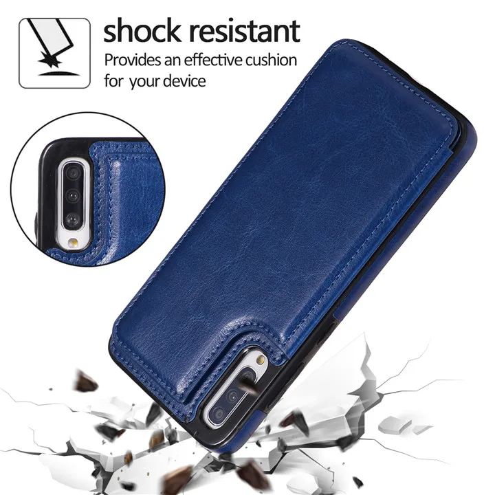 samsung silicone cover Luxury Leather Wallet Case For Samsung Galaxy A70 A70S A50 A50S A40 A30S A30 A20E A10E A10S M10 Card Slots Shockproof Flip Shell samsung silicone cover