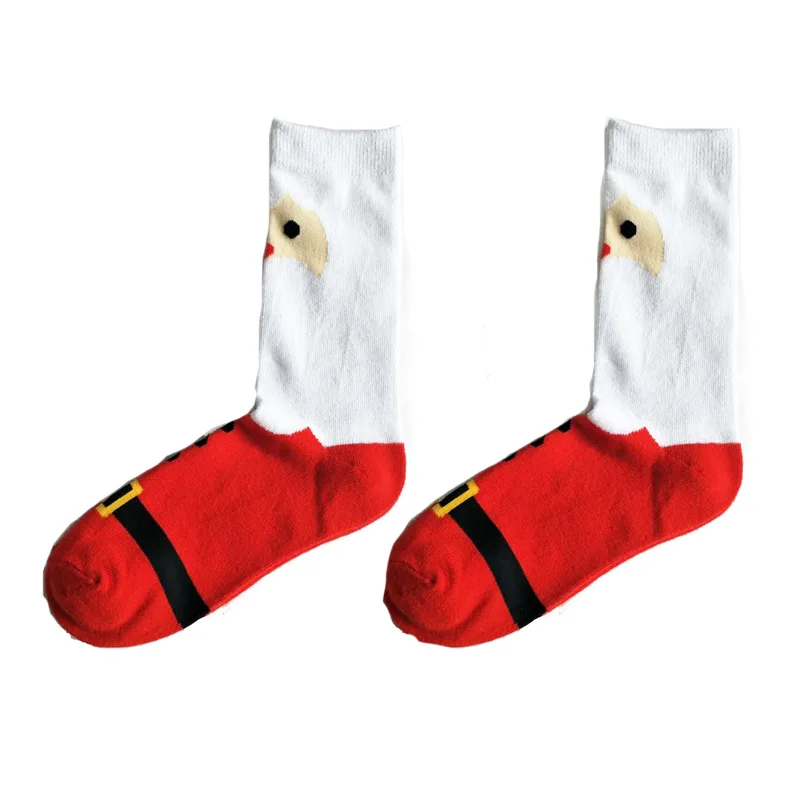Хлопковые Забавные милые носки для мужчин и женщин, носки, креативные рождественские носки с принтом, Kawaii Harajuku, Мультяшные носки для скейтборда - Цвет: 19