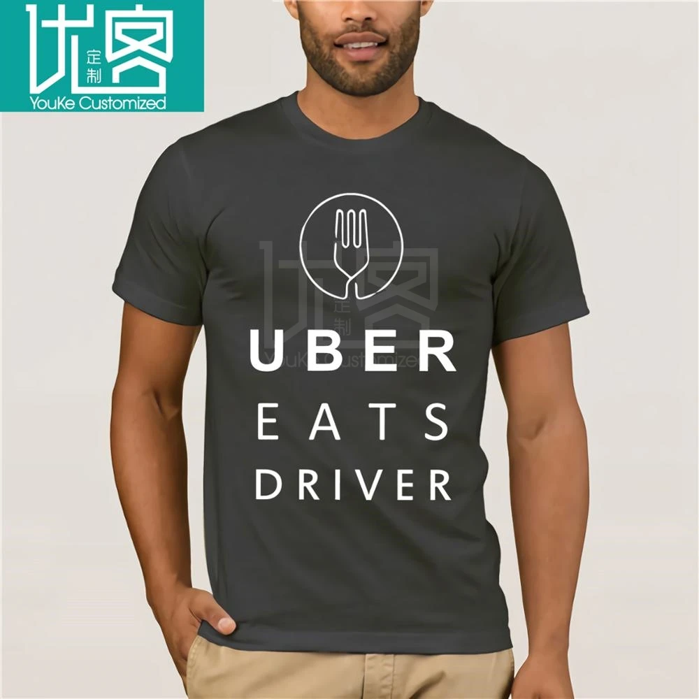 Мужская рубашка для вождения Uber Eats Us Design Comic футболка с ироничными примечаниями