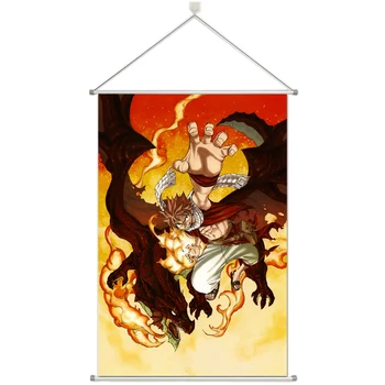 

Anime Fairy Tail Natsu Personalize Customer Made Alloy Fabric Wall Poster Scroll 60x90cm 24x36inches