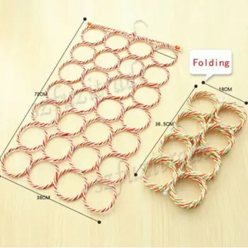 

Scarf Hanger Multi Scarves Display Hang Ties Belt Organize Circle Storage Holder