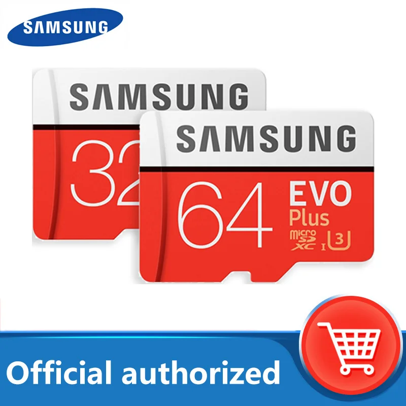 Карты памяти SAMSUNG 256 ГБ оперативной 32 64 128G 16 Гб SDHC/SDXC 80 МБ/с. EVO + Micro SD класса 10 C10 UHS TF