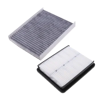

2pcs Car Air Filter Cabin Filter For 2009-2012 Hyundai Santa Fe 2.4