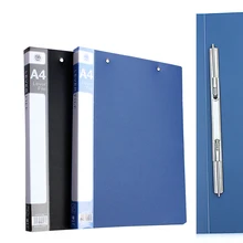 Один пружинный зажим канцелярские принадлежности Одиночная пружинная папка A4 одиночный зажим двойной зажим с двойным отверстием зажим одинарный Змеиный зажим