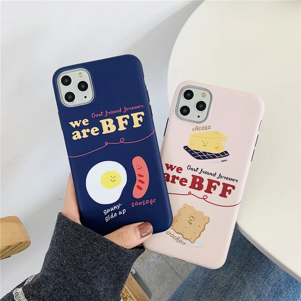 Новый чехол BFF IMD для iPhone 11 Pro Max X XS мягкий из ТПУ телефона XR 7 8 Plus в наличии |