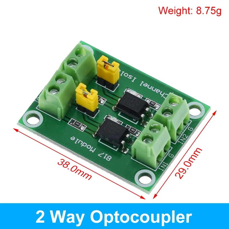 PC817 1 2 4 8-Kanal-Optokoppler-Isolationsplatine Spannungswandler-Adaptermodul 3,6–30 V Treiber fotoelektrisch isoliertes Modul – Detail 11