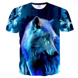 Лидер продаж, 3D Футболка с принтом волка для мужчин и женщин, дизайнерские футболки с животными, мужские футболки с короткими рукавами, Homme
