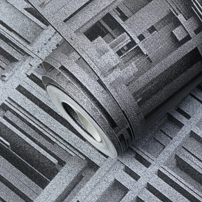 370103 Vinilos Pared Post современные металлические 3d обои для стен черный серый ПВХ панк обои для росписи Rejilla Pared - Цвет: 370103