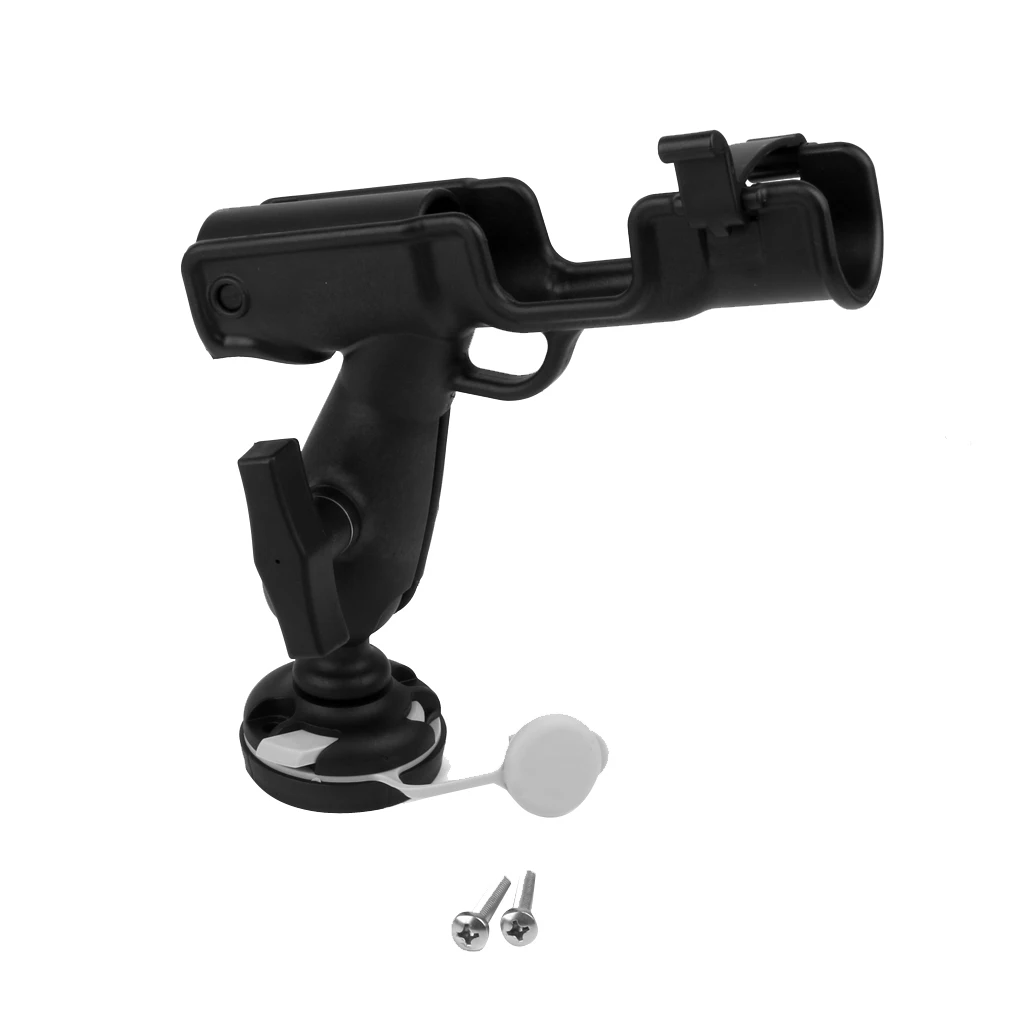 Adjustable Side  Boat Kayak Fishing Pole Rod Holder Bracket Black