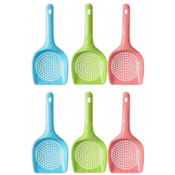 

12 Pcs Cat Litter Shovel, Cat Litter Shovel Pet Cleaning Tool Plastic Shovel for Pet Potty Easy to Clean Ran Colors