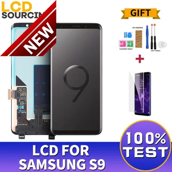 

AMOLED LCD Display For SAMSUNG Galaxy S9 LCD G960F Touch Screen Digitizer Assembly + Frame For S9 Plus Display G965 Replacement