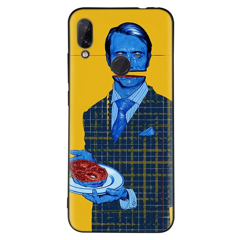 Черный чехол Hannibal movie для Xiao mi Red mi Note 8 7 7S 7A 6 S2 GO K20 Pro+ 6A mi 6X 5X A1 CC 9 8 мягкий чехол для телефона