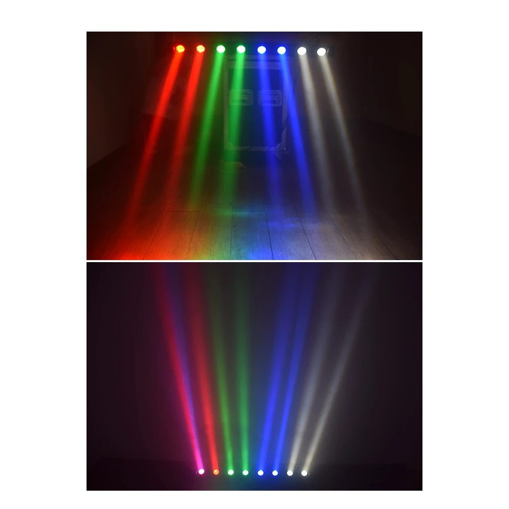 Led 8x12 Вт движущийся луч сценический эффект огни RGBW 4в1 смешивание цветов для DJ диско клуба вечерние, свадебные, рождественские