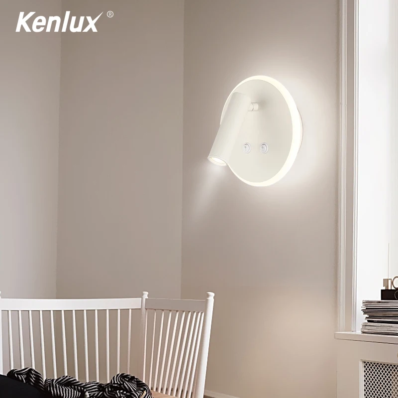 Современный минималистичный светодиодный алюминиевый светильник прикроватная