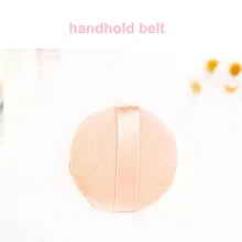 Чистый хлопок пудра пуховка круглая губка макияж хлопок лицо дуя BB крем Подушка Сухая Пудра Макияж пуховка