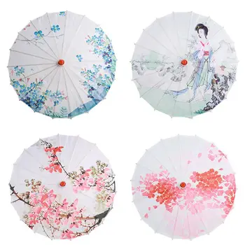 

Art Umbrella Chinese Silk Cloth Umbrella Classical Style Chinese Wedding Decorative Umbrella Oil Paper Painted Parasol Umbrella
