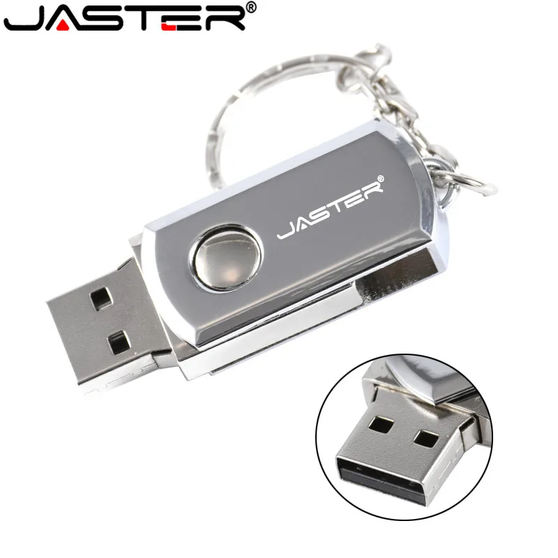 Металлический usb-накопитель JASTER из нержавеющей стали, 4 гб, usb флеш-накопитель 8 гб, 16 гб, 32 гб, 64 гб, 10 шт., цветная печать логотипа