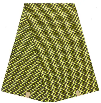 

African Nigerian cotton wax fabric black and white printing wax fabric 6 yards material for garments clothes