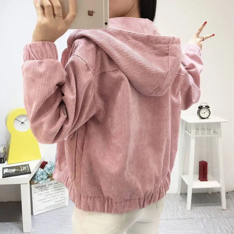 Most effective  Jacket Chaqueta Coat Clothes Streetwear New 2019 Women Jacket Long Sleeve Turn-down Collar Outerwea