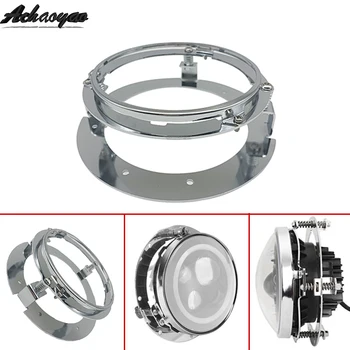 

5.75 inch Headlight LED Bracket Motorcycle Accessories Kit for Moto for Headlights ktm vespa kawasaki accesorios para motocross