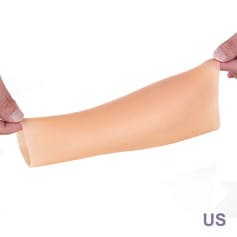 1 Pair Full Silicone Shins Padded Forearm Enhancer Body Shaper