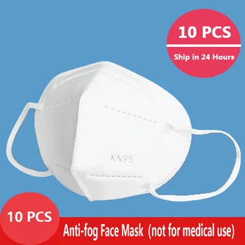 

10 pcs Face Masks Dust Respirator Mouth Masks For Adaptable Against Pollution Breathable Mask Filter (not for medical use)