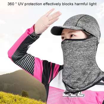 

Outdoor Cycling Fishing Sun Protection Hood Face Mask Neck Gaiter with Hat Brim neck gaiter summer sjaal zomer 2020