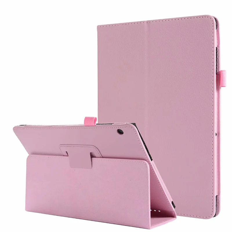 Folio PU кожаный планшет защитный откидной Чехол с подставкой Чехол для 10," HUAWEI Mediapad T5 10 AGS2-W09 L09 L03 AL00 W09CHN/BHN - Цвет: Розовый
