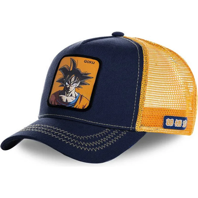 Бренд аниме Банни Snapback кепка хлопок бейсбольная кепка для мужчин и женщин хип-хоп папа сетка шляпа водителя грузовика дропшиппинг - Цвет: GOKU YELLOW